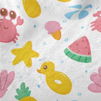 Cute Crab Shell Minky