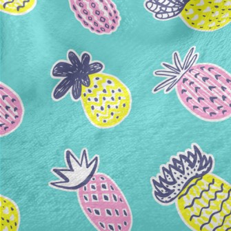Deformed Line Pineapple Minky