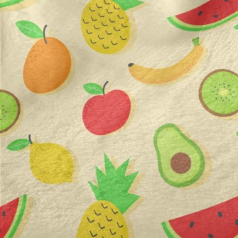 Pineapple Banana Orange Lemon Minky
