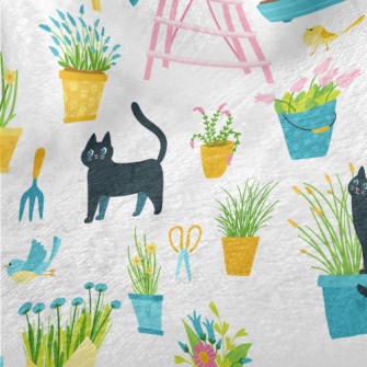 Black Cat Hanging Out In The G Minky