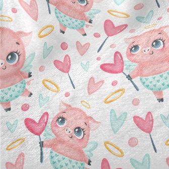 Full Of Love Angel Pig Minky