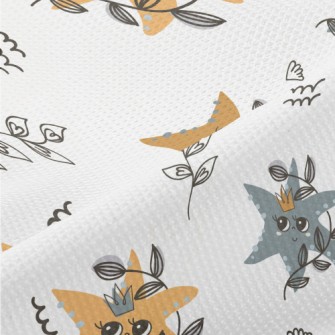 Deep Sea Starfish Crown Piqué