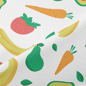 Grapefruit Banana Fruits And V Piqué