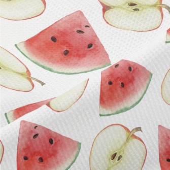 Sliced Apple Watermelon Piqué