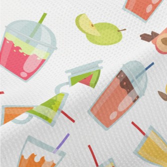 Colorful Comprehensive Juice Piqué