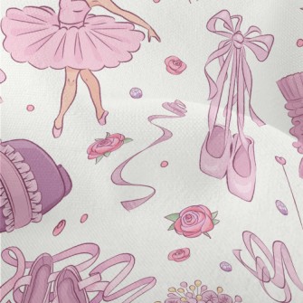Beautiful Ballet Pose Lightweight Performance Linen