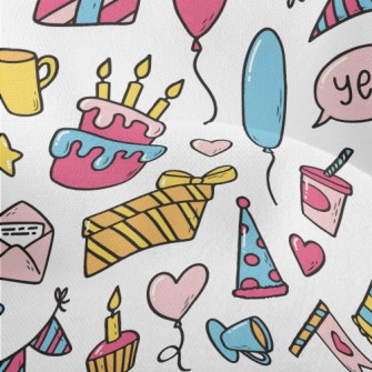 Happy Birthday Party Lightweight Performance Linen