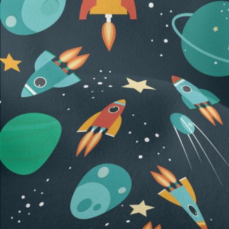 Rocket Travels The Universe Lightweight Performance Linen