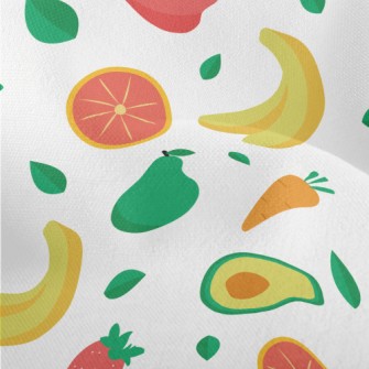 Grapefruit Banana Fruits And V Lightweight Performance Linen