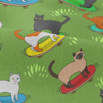 Handsome Skateboarding Cat Modern Jersey