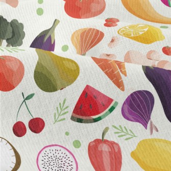 Watercolor Depiction Of Fruits Modern Jersey
