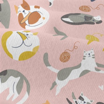 Kitten Chasing Yarn And Playin Modern Jersey