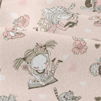 Girls Reading Time Modern Jersey