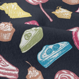 Crayon Doodle Delicious Desser Modern Jersey