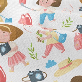 Girls Climbing Adventure Modern Jersey