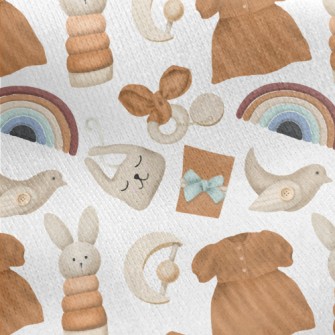 Warm Color Baby Dress Jersey Backed Fleece