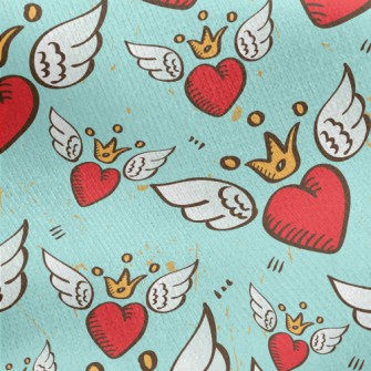 Crown Love Wings Jersey Backed Fleece