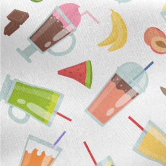 Colorful Comprehensive Juice Jersey Backed Fleece