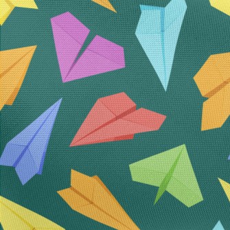 Colorful And Fun Paper Airplan Pongee