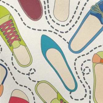 Various Shoes Pongee