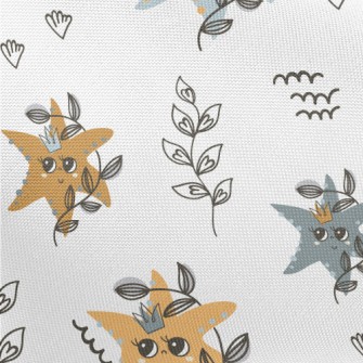 Deep Sea Starfish Crown Pongee