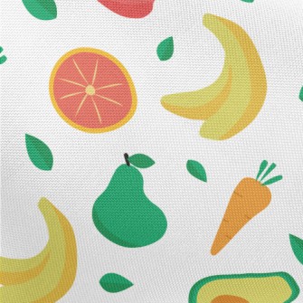 Grapefruit Banana Fruits And V Pongee