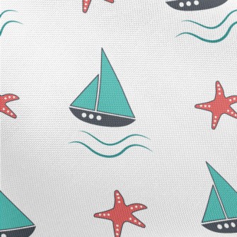 Leisurely Sailing Sailboat Pongee