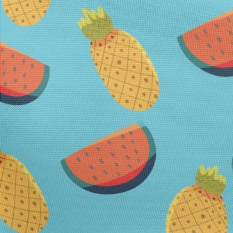 Cool Watermelon And Pineapple Pongee