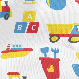 Baby Boy Truck Beach Toy Stretch Jersey
