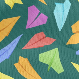 Colorful And Fun Paper Airplan Stretch Jersey