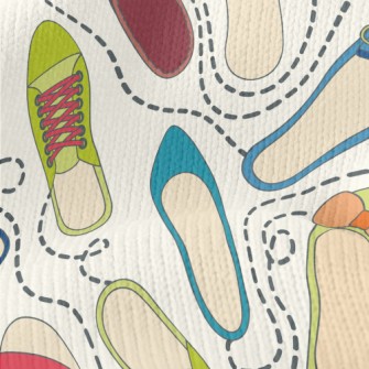 Various Shoes Stretch Jersey