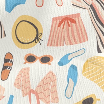 Beach Vacation Dress Stretch Jersey