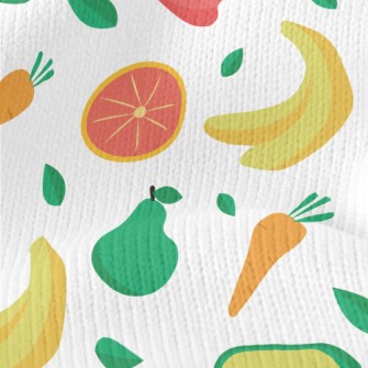 Grapefruit Banana Fruits And V Stretch Jersey
