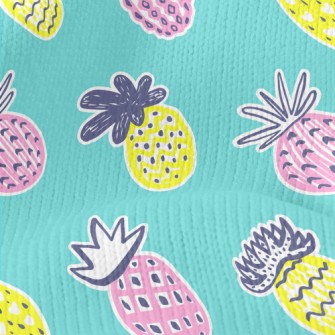 Deformed Line Pineapple Stretch Jersey