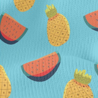 Cool Watermelon And Pineapple Stretch Jersey