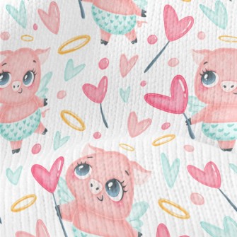 Full Of Love Angel Pig Stretch Jersey