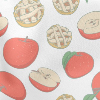 Freshly Baked Apple Pie Lightweight Cotton Poplin