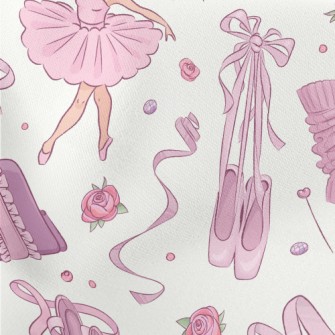 Beautiful Ballet Pose Lightweight Cotton Poplin