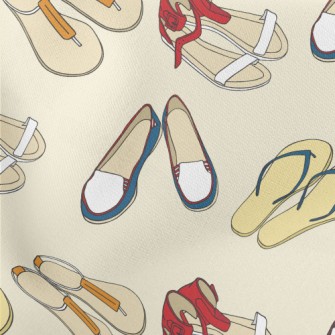 Summer Essential Sandals And C Lightweight Cotton Poplin