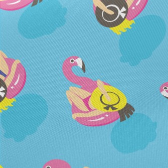 Summer Pool Girl Midweight Cotton Poplin