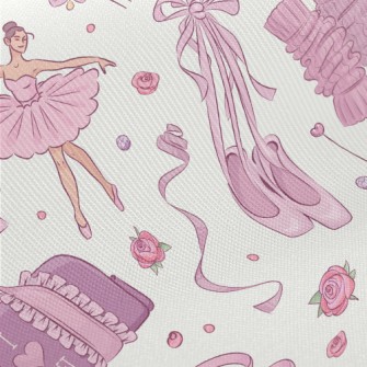 Beautiful Ballet Pose Midweight Cotton Poplin