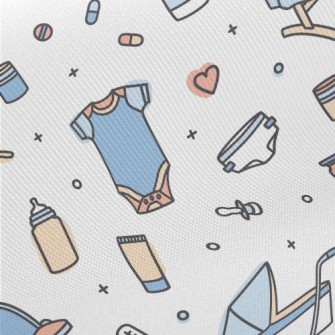 Baby Chair Crib Midweight Cotton Poplin