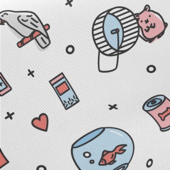 Raising Parrots, Hamsters And  Midweight Cotton Poplin