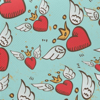 Crown Love Wings Midweight Cotton Poplin
