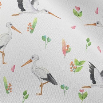 Birds And Plants Chiffon