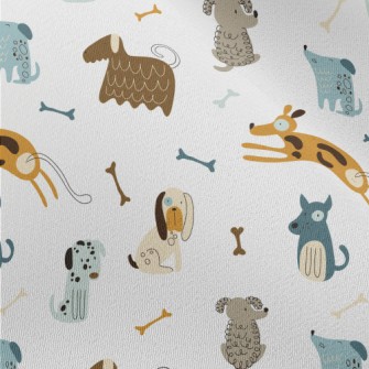Hand Drawn Pet Dog Chiffon