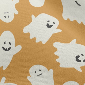 Happy Doodle Ghost Chiffon