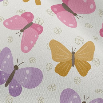 Colorful Cartoon Butterfly Chiffon