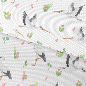 Birds And Plants Waterproof Oxford