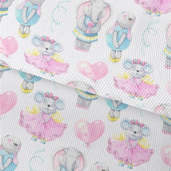Hand Drawn Girly Animals Waterproof Oxford